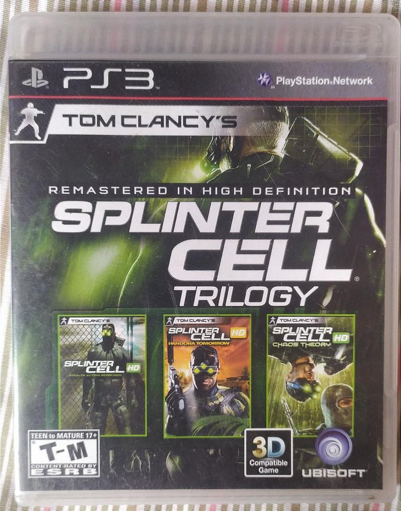 splinter cell ps3 trilogy splinter cell ps3 trilogy