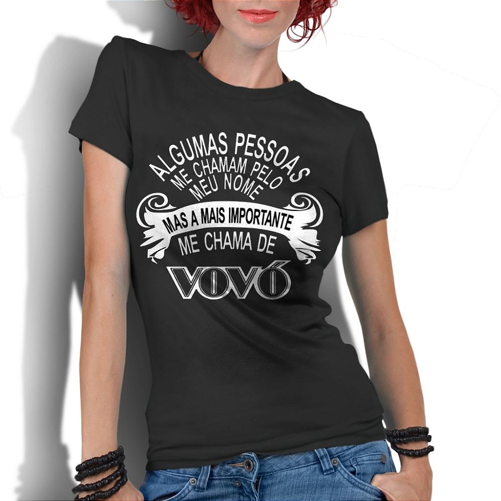Camiseta Feminina Frases Divertidas de Vovó - Personalizadas/ Customizadas/ Estampadas ...