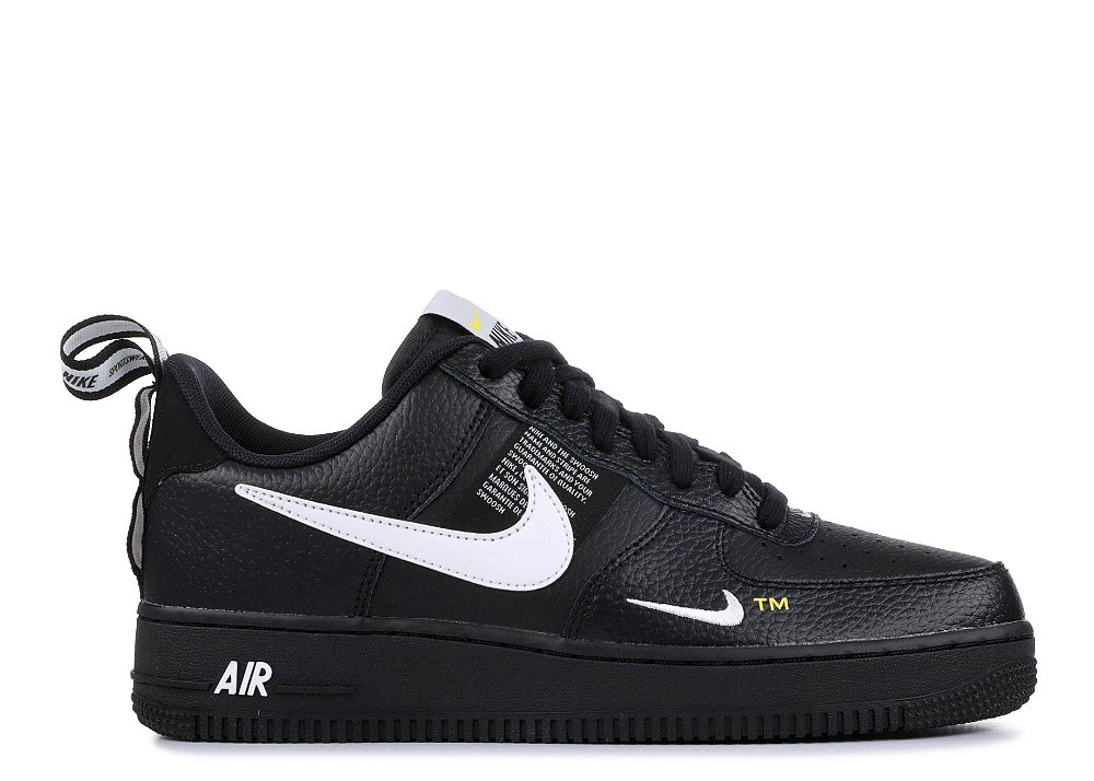 nike force 1s utility black and white