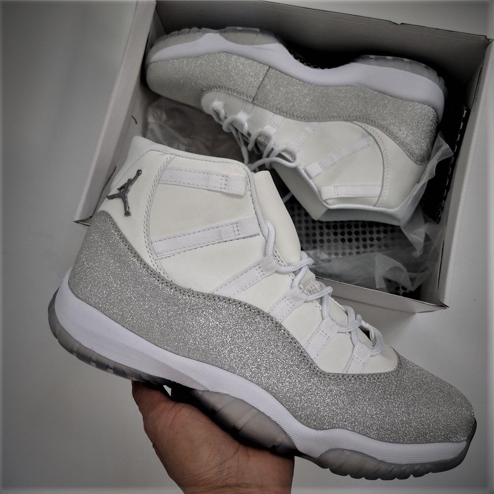 air jordan 11 retro metallic silver