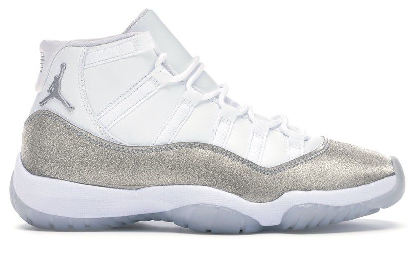 jordan 11 white metallic