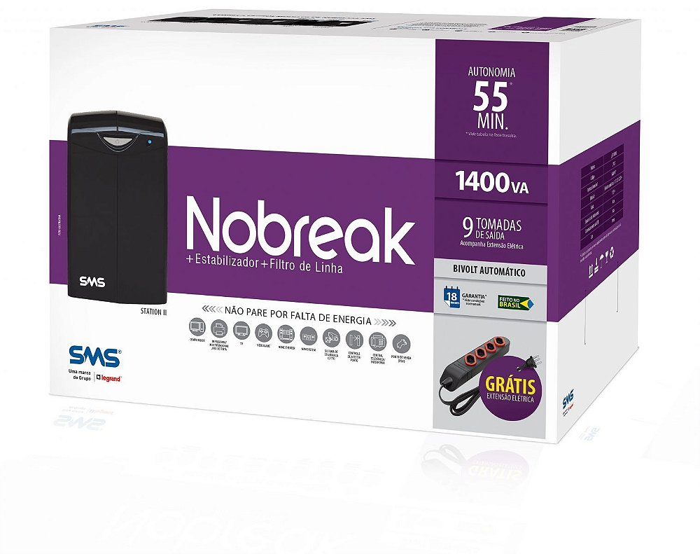 Nobreak Sms Station Ii Va Bi V Ponto Digital Inform Tica