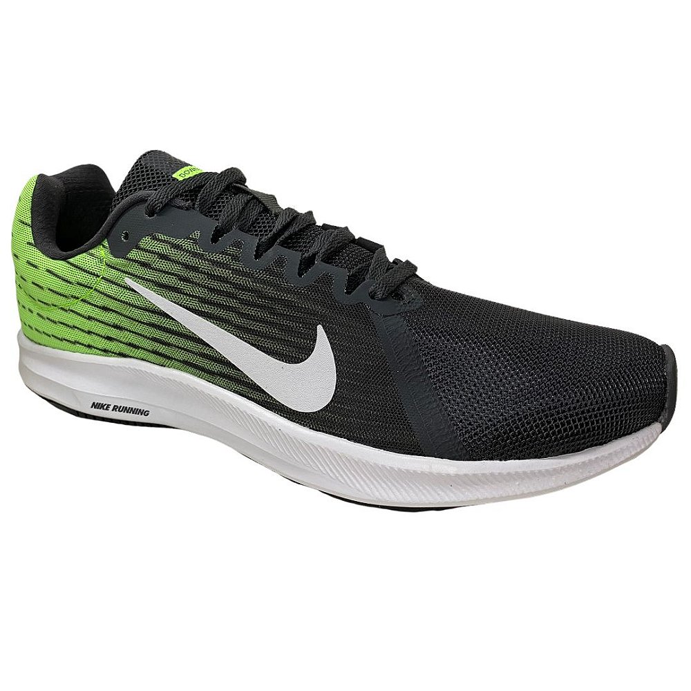 Tênis Masculino Nike Downshifter 8 - 908984-013 - Cinza-Verde - STOP  Calçados - As melhores marcas com os melhores preços.