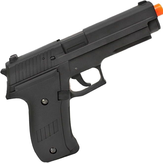 Pistola Airsoft CYMA elétrica CM.122 P226 METAL automática 6mm ciapesca
