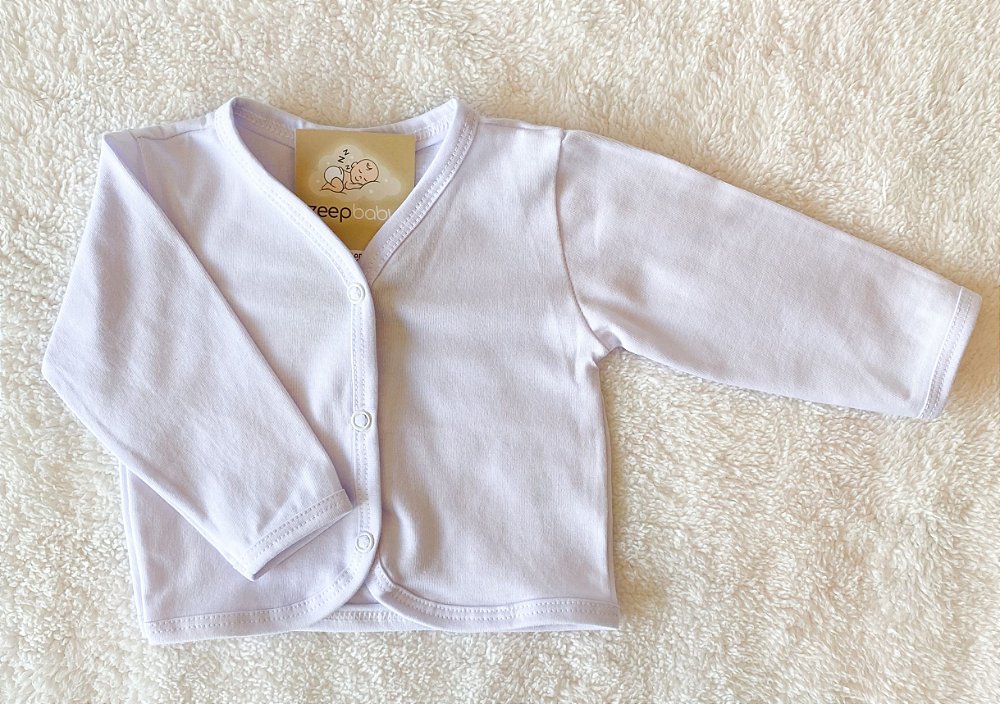 Casaco branco bebê - roupas e acessórios para bebês e crianças