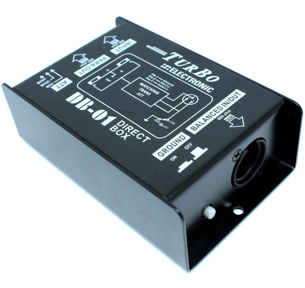 Direct Box Passivo Turbo Db01 Profissional C/ 1 Canal Maranata Music