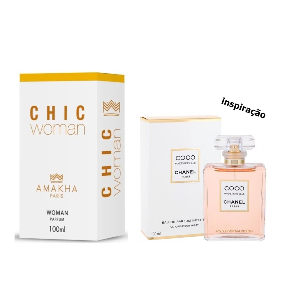 Perfume Amakha Paris 100ml Woman Chic Woman Bia Perfumaria