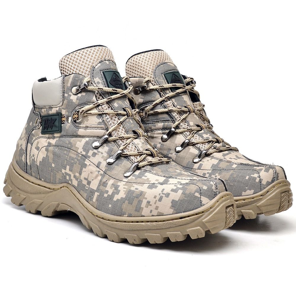coturno camuflado masculino