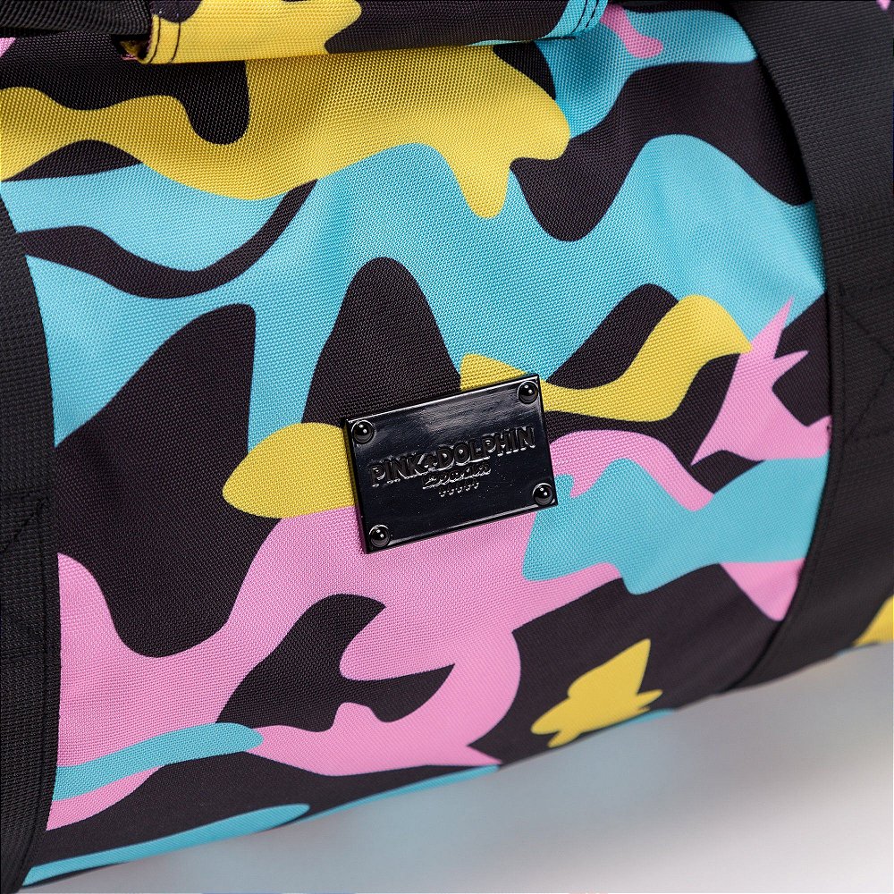 Pink Dolphin Camo Duffle Bag Multi 2 Four Gang
