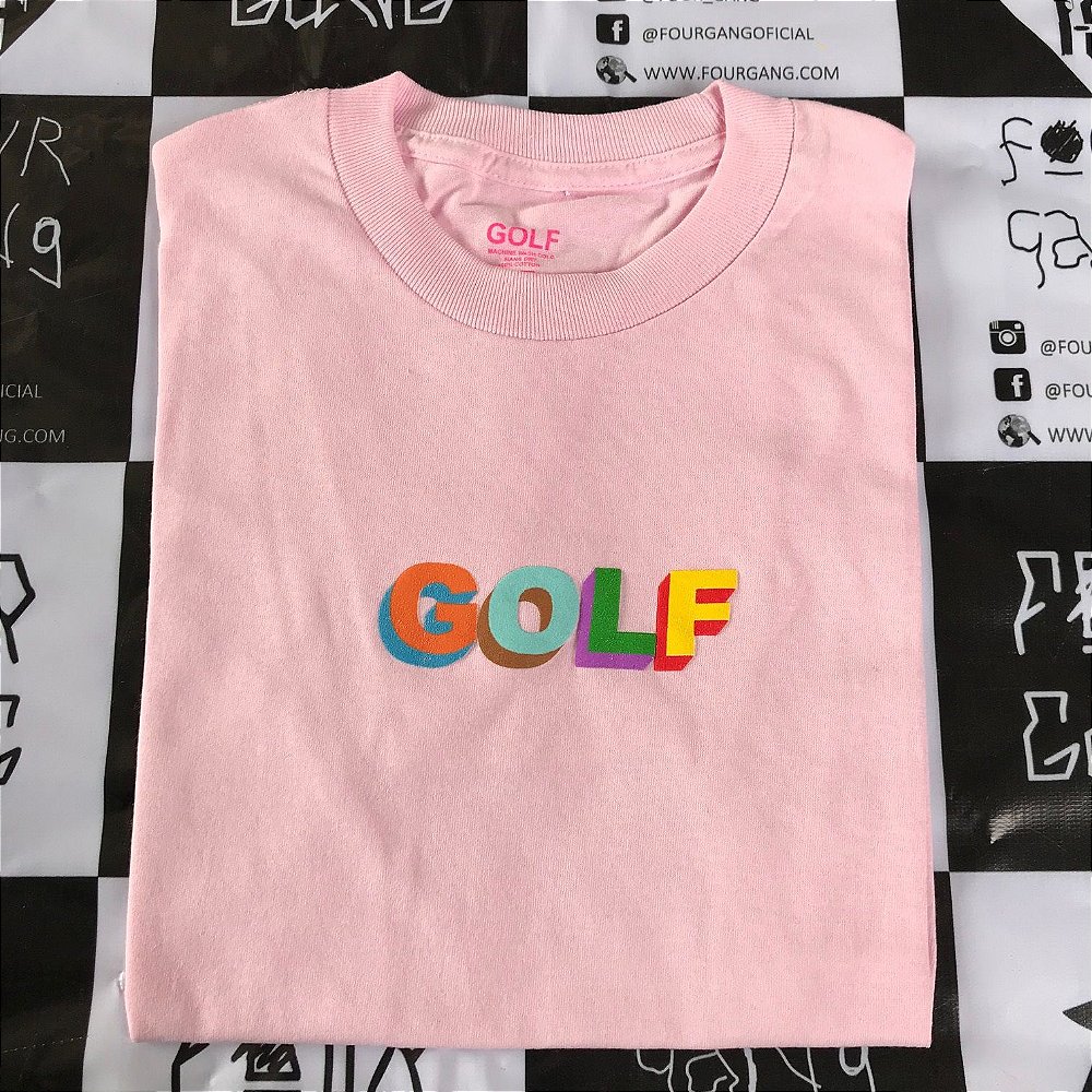 Camiseta Golf Wang 3D Multi Color - Pink - Four Gang