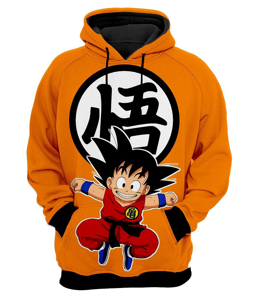 blusa de frio do goku