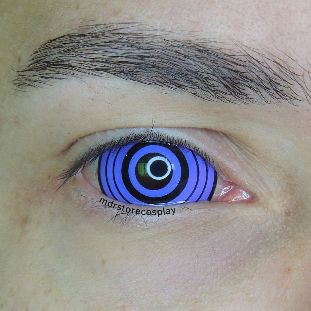 Lentes de Contato Sclera Rinnegan 22mm | Cosplay | Naruto | Sclera Violet  Colossus 22mm - MDR STORE