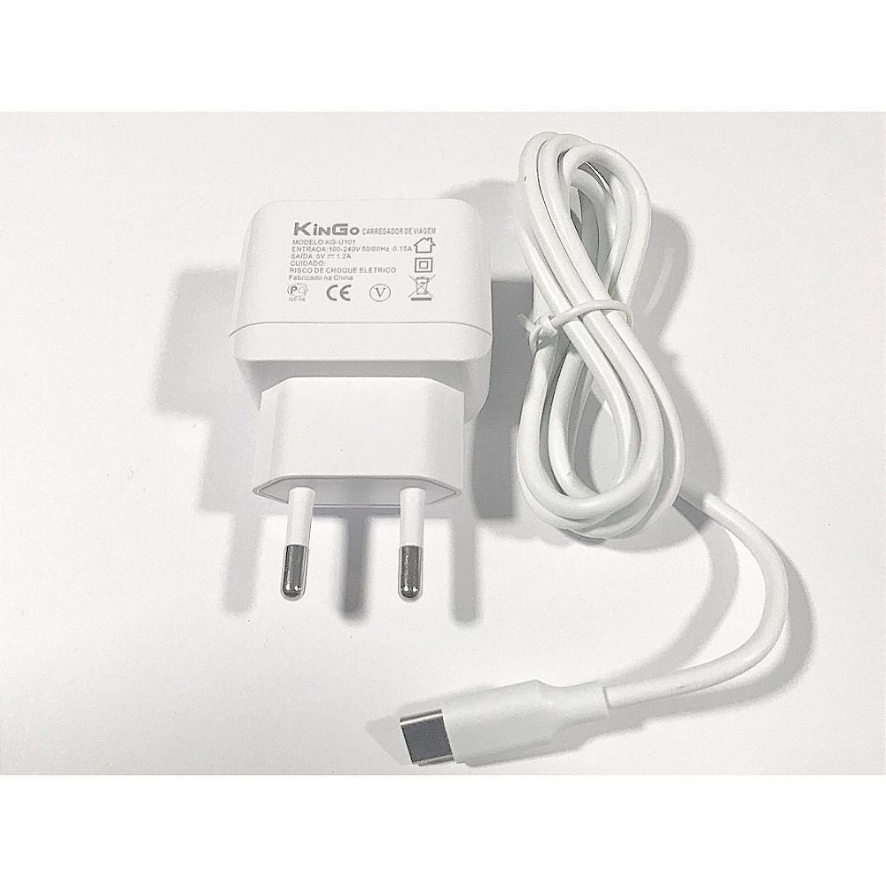 Carregador de Celular Iphone 5/6/7/8 2.1A U201 Kingo