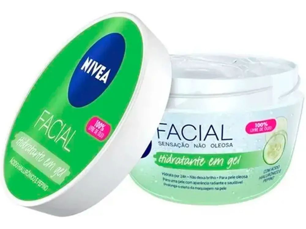 Hidratante Facial Nivea Gel Fresh Pepino e Ácido Hialurônico - Sense