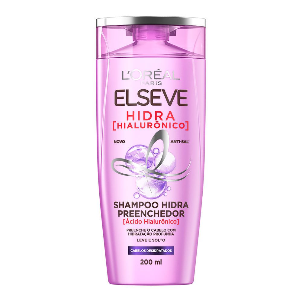 Elséve Hidra Hialurônico Shampoo 200ml Sense Farma