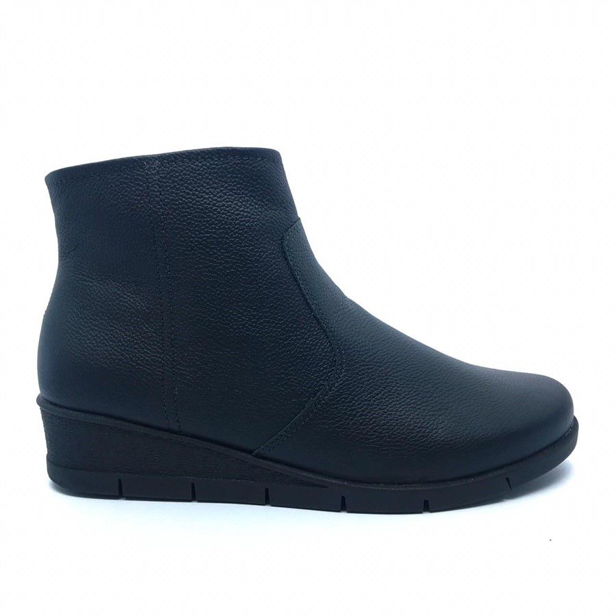 BOTA ANABELA CANO BAIXO USAFLEX - Cacielli Calçados
