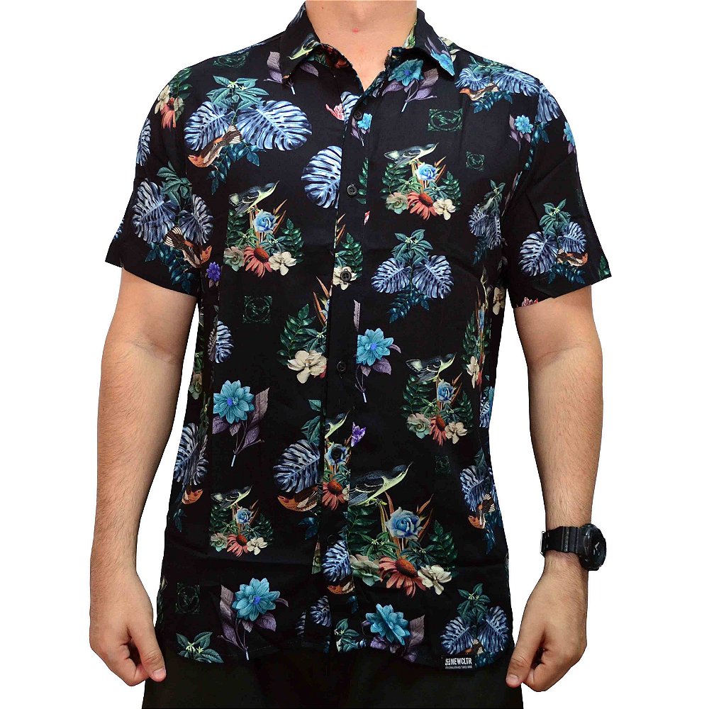 Camisa de botao surf Clearance