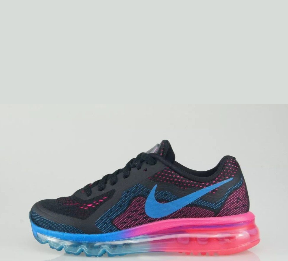 tenis nike rosa e azul