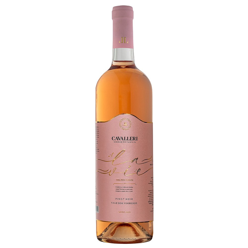Vinho Rosé La Vie Cavalleri - Adega da Vinícola Cavalleri, Vinhos de Família