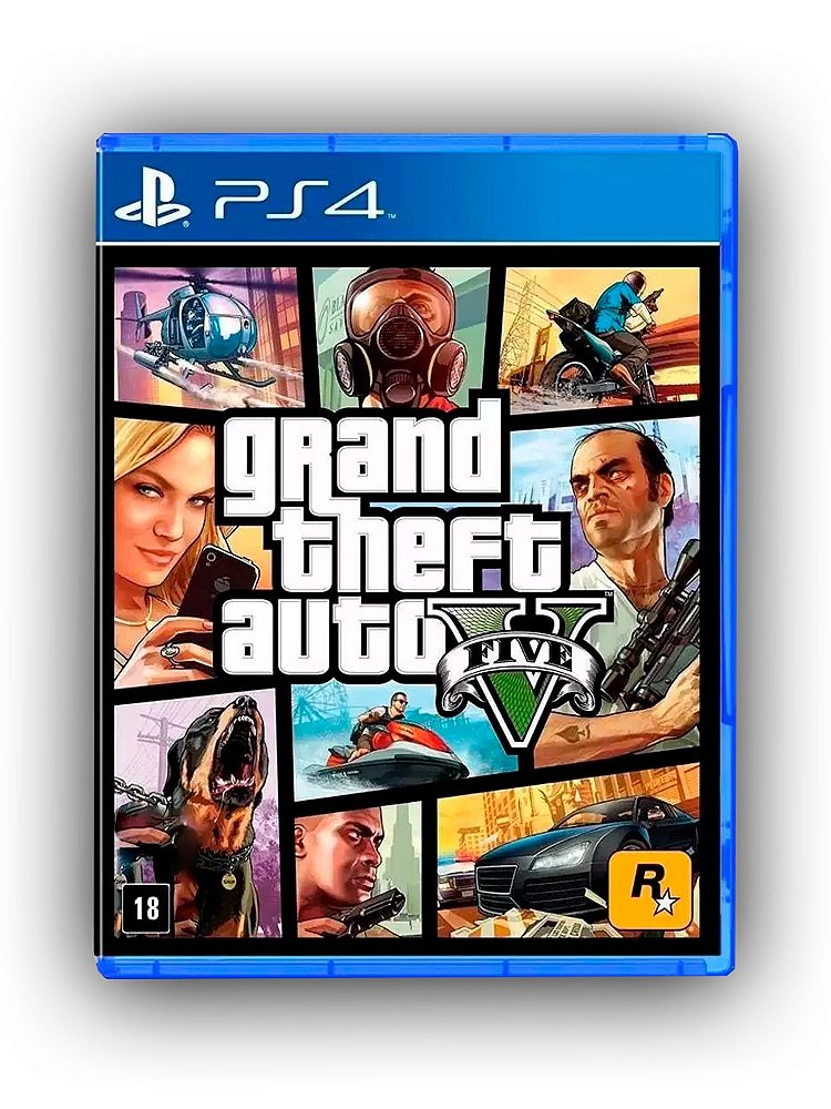 Gta 5 - Grand Theft Auto V - PS4 - Mídia Digital - Ética Games Trabalha Com  Mídia Física e Digital Jogos Novos e Lançamentos Ps4, Ps5, Xbox