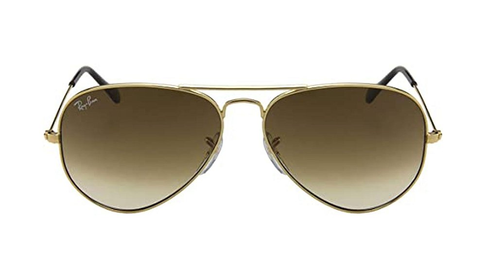Óculos de Sol Ray-Ban Aviador Dourado Feminino / Masculino RB3025L 001/5158  - ÓTICA NA INTERNET