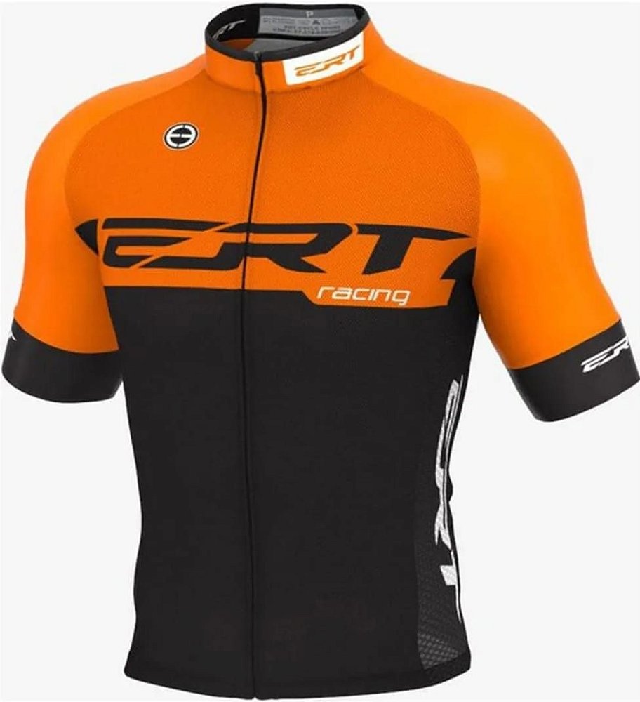 camisa bike laranja