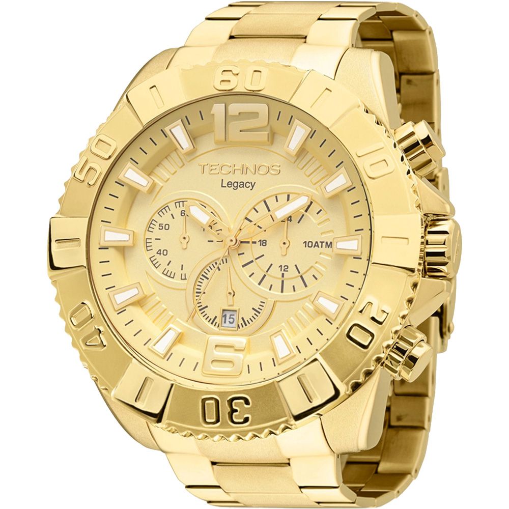 Relógio Masculino Technos Dourado Banhado Ouro 2117Ldh1P em Promoção |  Ofertas na Americanas