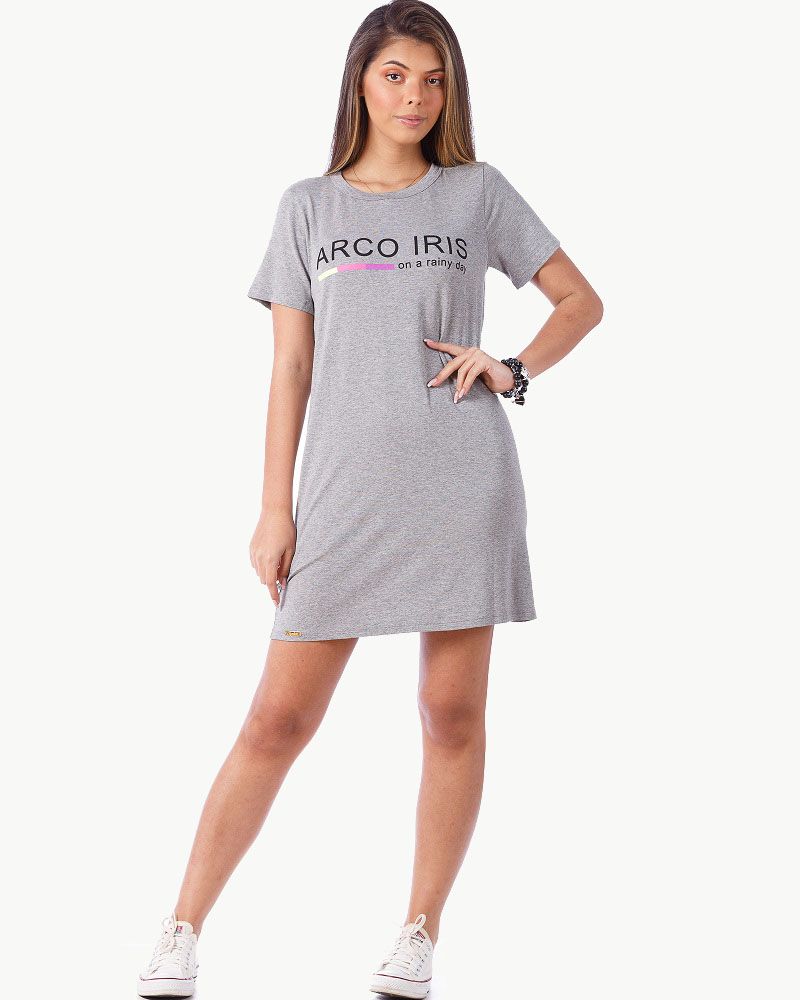 camiseta vestido neon