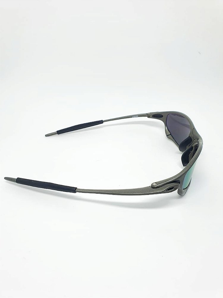 ÓCULOS DE SOL OAKLEY JULIET - LENTE ROXA PURPLE ARMAÇÃO CINZA oakley  78EA7E1