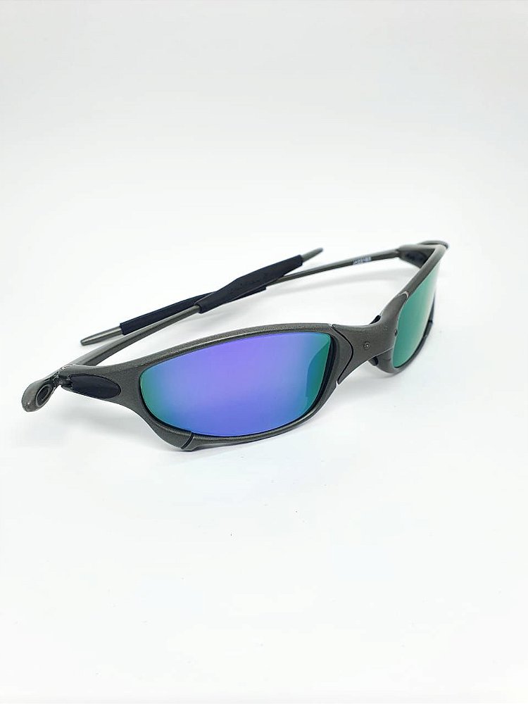 ÓCULOS DE SOL OAKLEY JULIET - LENTE ROXA PURPLE ARMAÇÃO CINZA