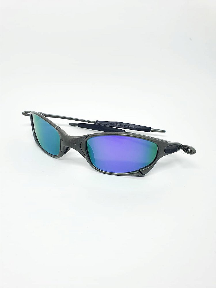 ÓCULOS DE SOL OAKLEY JULIET - LENTE ROXA PURPLE ARMAÇÃO CINZA