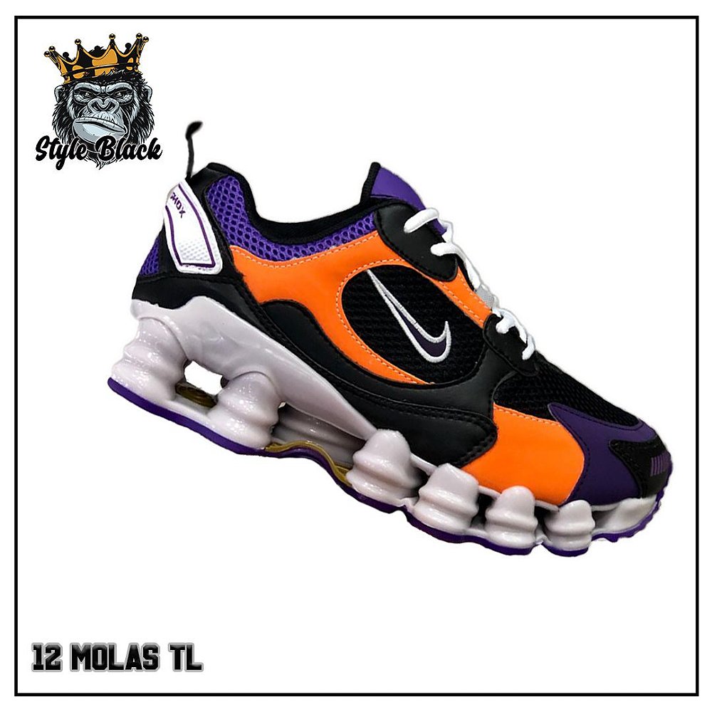 nike 12 molas laranja