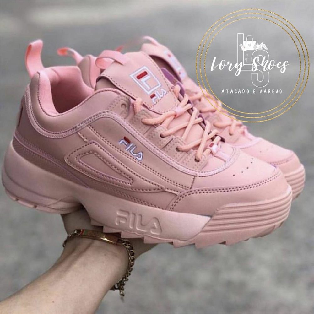 tenis fila feminino nude