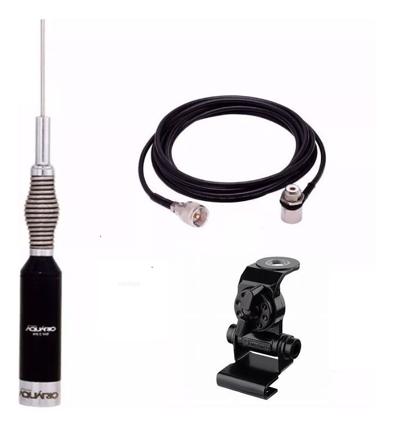 Antena para radio px com kit completo para veículos passeios - Stort PX