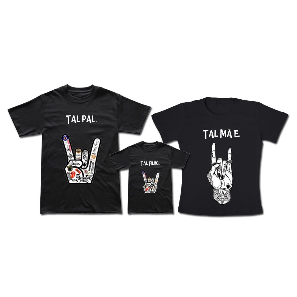 blusa tal pai tal mae tal filha