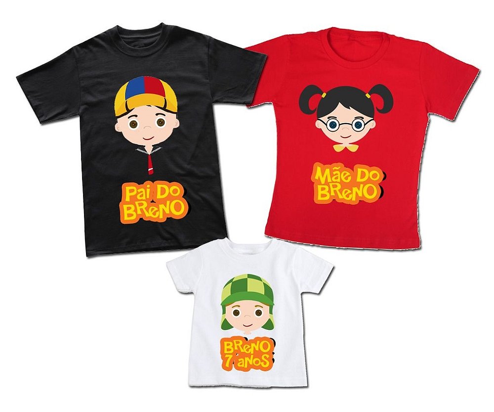 camiseta personalizada chaves