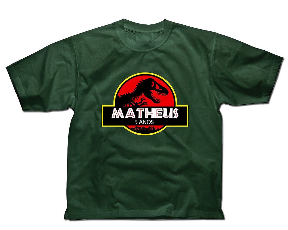 camisa jurassic world infantil