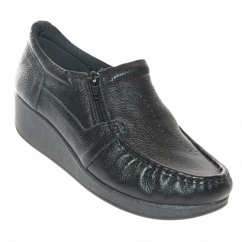 Sapatos Usaflex Verona Cab Preto Com Ziper - FEET POINT