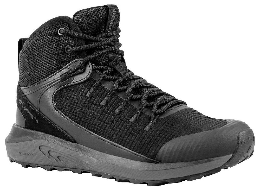 Bota Columbia Trailstorm MID WP Masculina - Preta - CIA das BOTAS | Trekking - Hiking - Trail