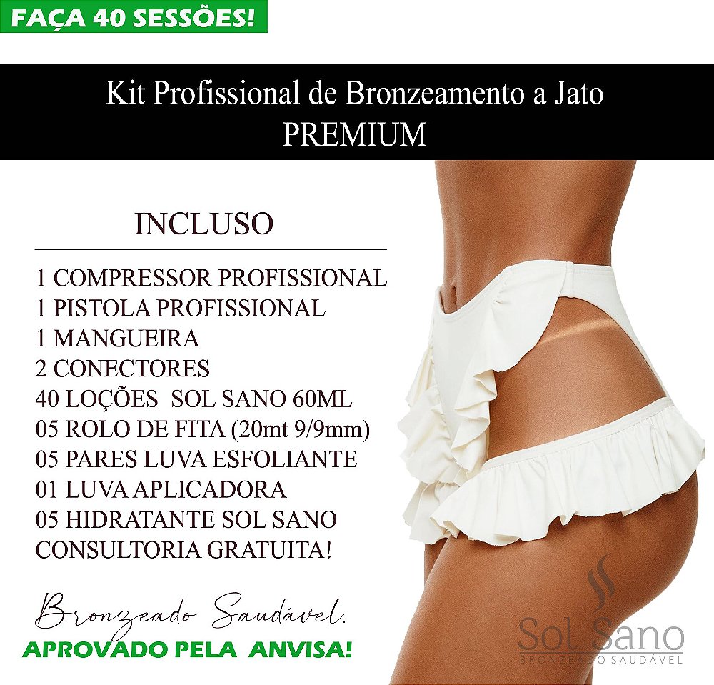 Kit Profissional de Bronzeamento a Jato (PREMIUM) - DB ...