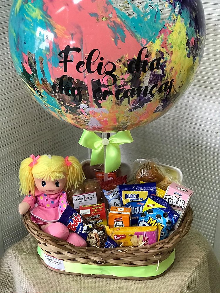 Balloon Cesta Café da Manhã Balão Tay Day - Sempre Presente