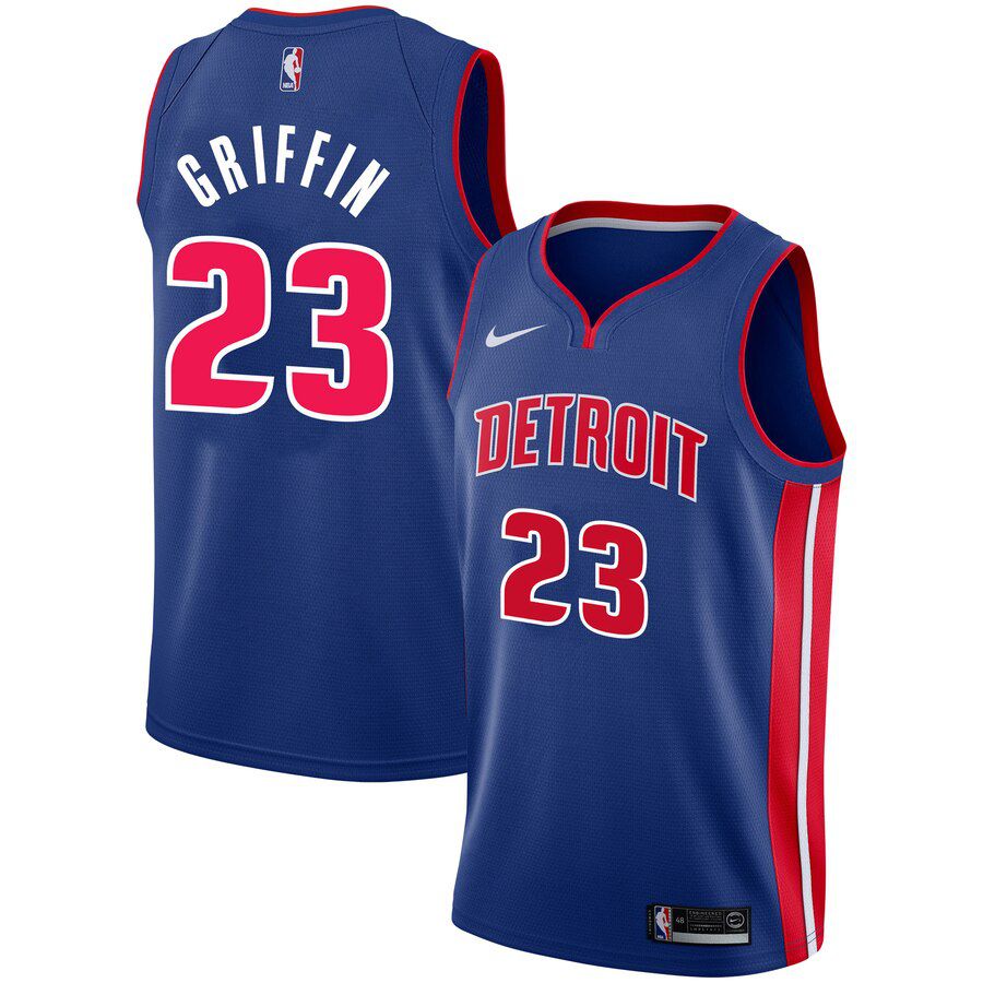 Camisas Detroit Pistons - 23 Griffin, 25 Derrick Rose - Dunk Import ...