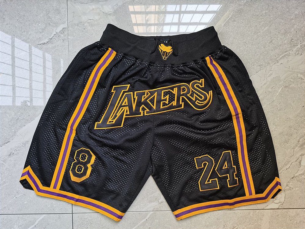 Shorts Just Don Black Mamba Los Angeles Lakers - Dunk Import - Camisas ...