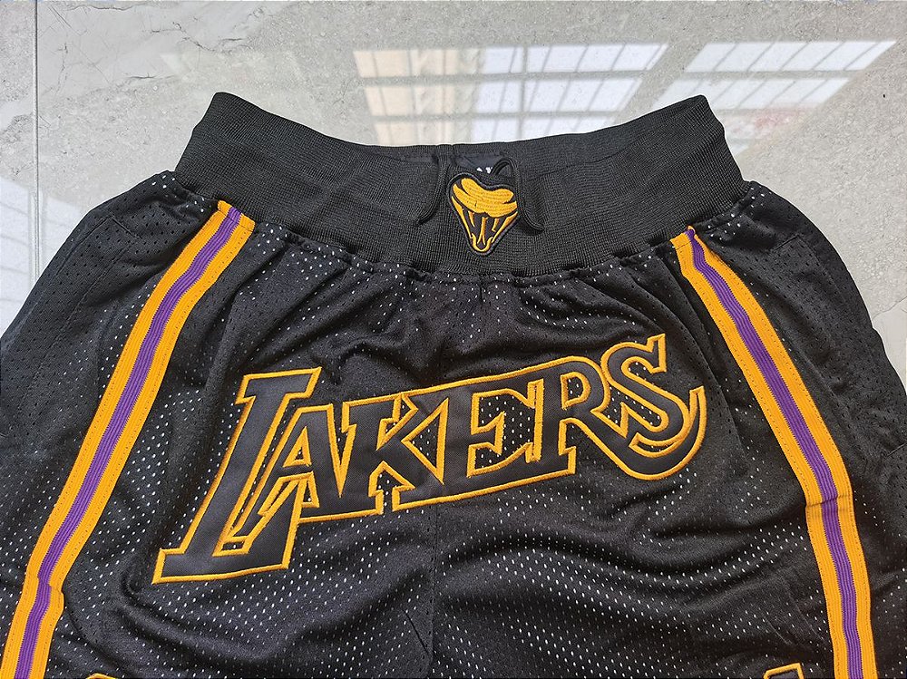 Shorts Just Don Black Mamba Los Angeles Lakers Dunk Import Camisas