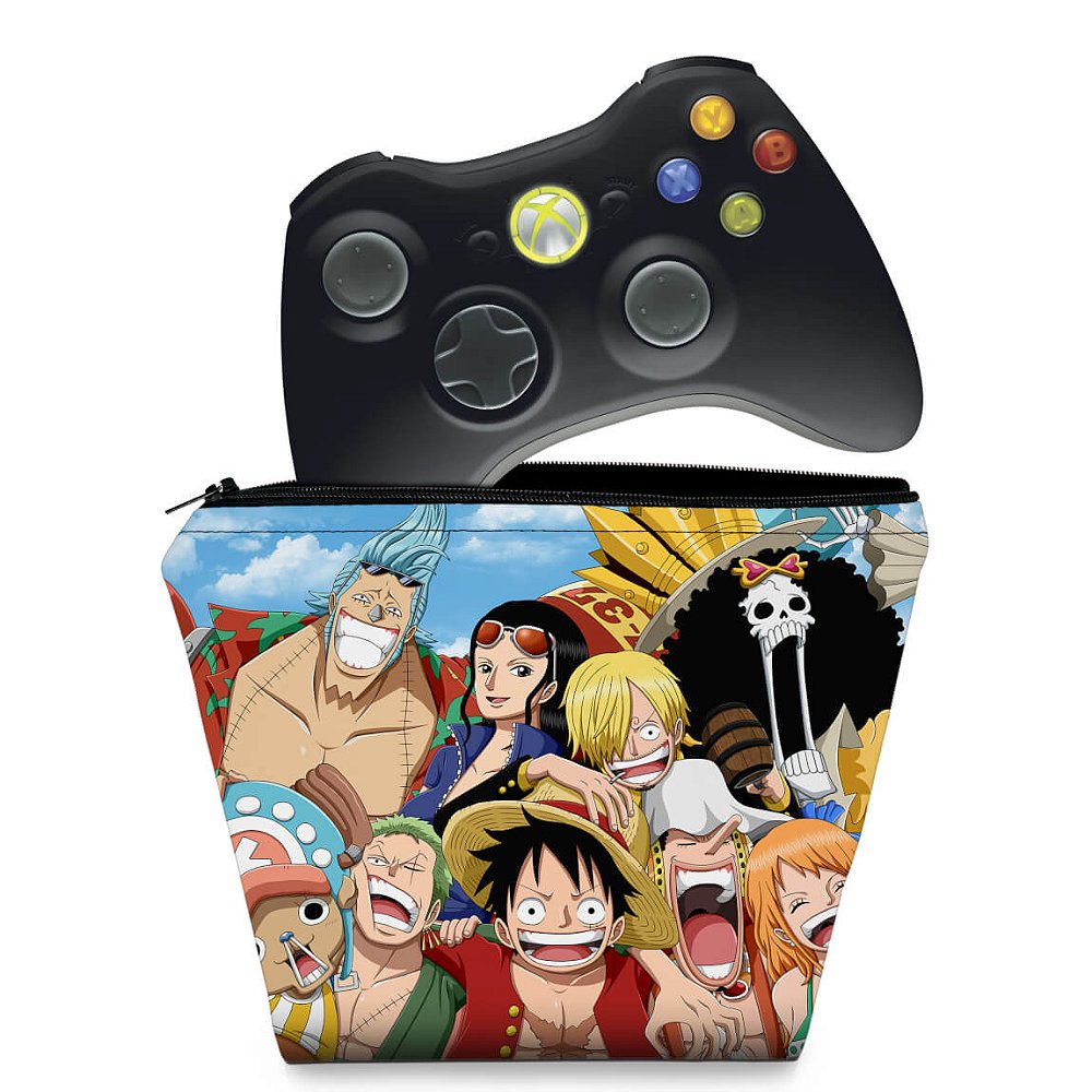 Capa Xbox 360 Controle Case One Piece Pop Arte Skins