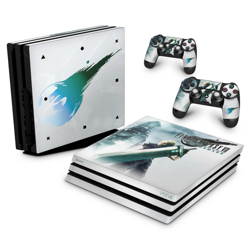 Ps4 Pro Skin Final Fantasy 7 Remake Pop Arte Skins