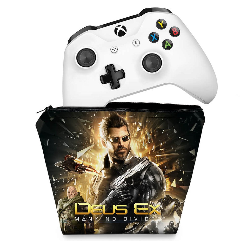 Capa Xbox One Controle Case - Deus Ex: Mankind Divided - Pop Arte Skins