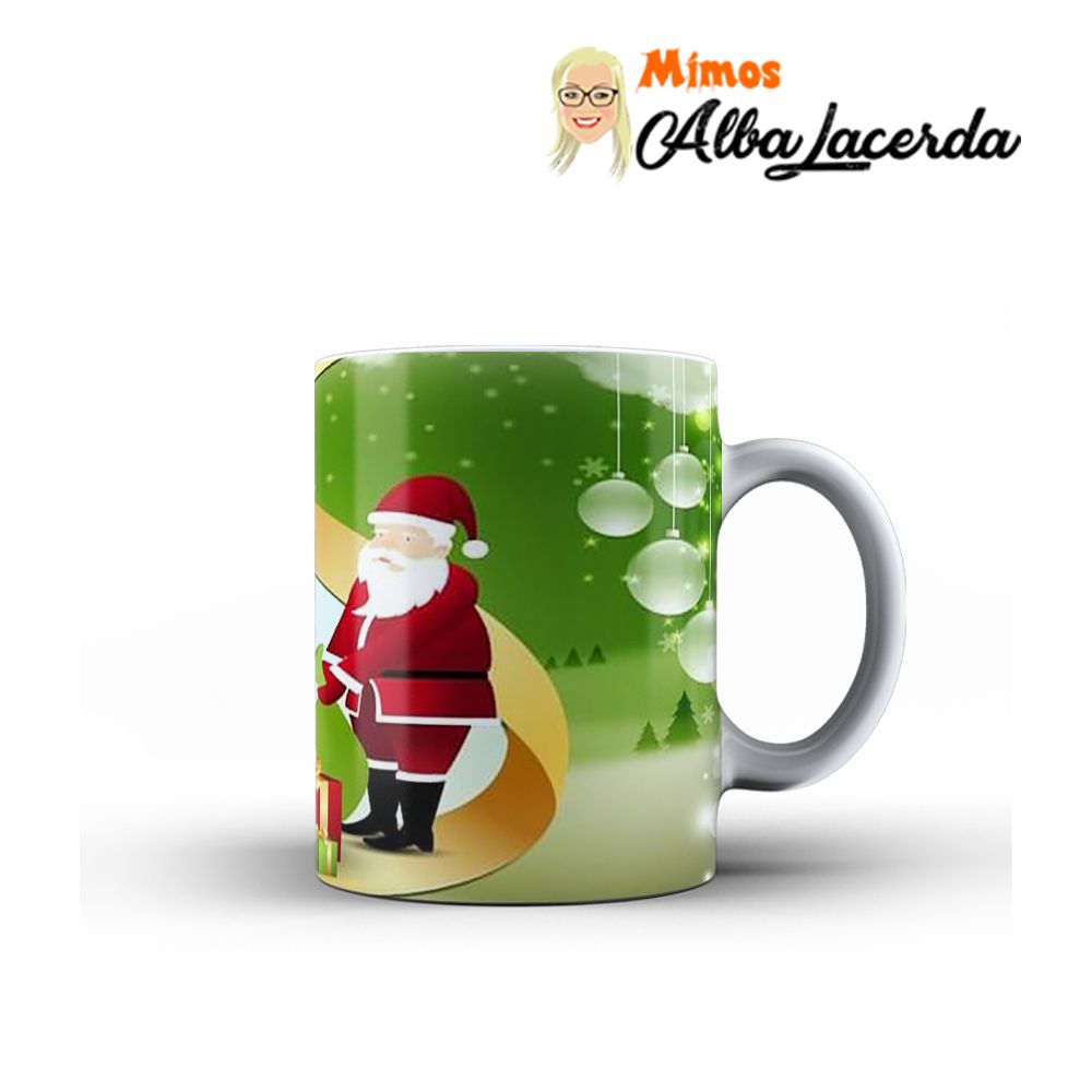 Caneca personalizada de Natal - Mimos Alba Lacerda Caneca personalizada de Natal - Mimos Alba Lacerda