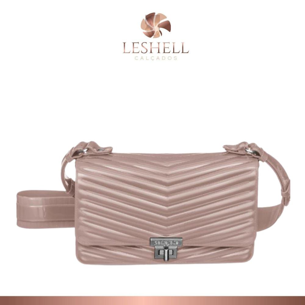 taupe crossbody bolsa