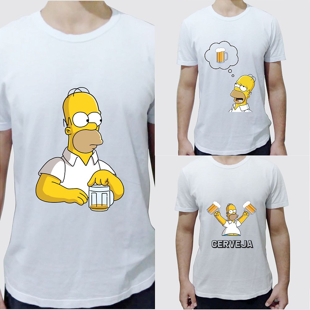 camiseta simpsons casal